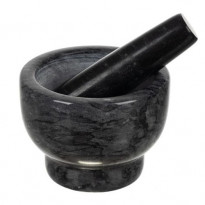 Moździerz kuchenny marmurowy z tłuczkiem do przypraw, ziół