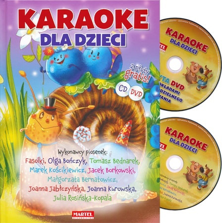 Karaoke dla dzieci  z płytą CD i DVD