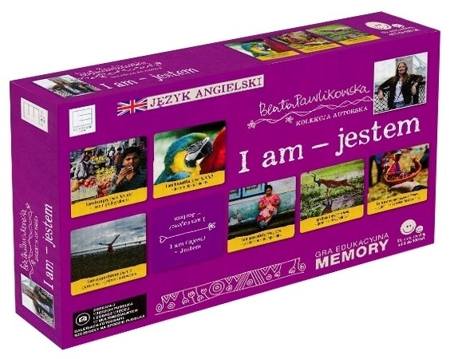 I am - jestem. Gra edukacyjna memory. Autorska kolekcja gier słynnej podróżniczki Beaty Pawlikowskiej : Dla dzieci