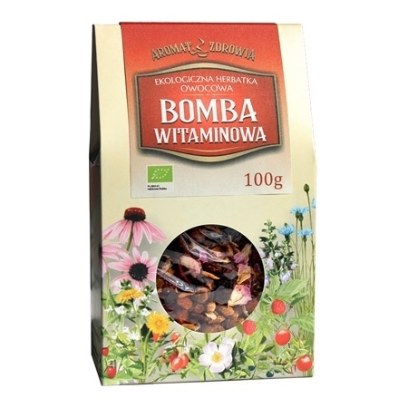 Ekologiczna herbatka Bomba witaminowa, 100 g : Zioła i rośliny lecznicze