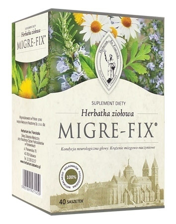 Migre-Fix. Herbatka ziołowa, 120 g (40 saszetek po 3 g)