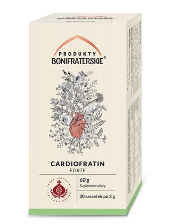 Cardiofratin Forte, saszetki - Produkty Bonifraterskie : Preparaty ziołowe