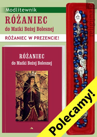 Picture of Różaniec do Matki Bożej Bolesnej. Modlitewnik z niebieskim różańcem w prezencie