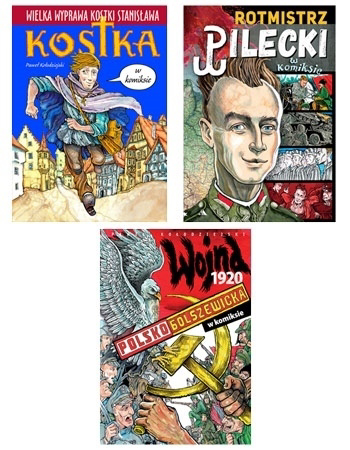 Zestaw komiksów historycznych : Dla dzieci