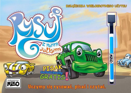 Rysuj z nami autkami - Krzysztof Kopeć : Książki dla dzieci