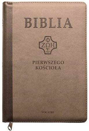 Biblia pierwszego Kościoła - brązowa okładka