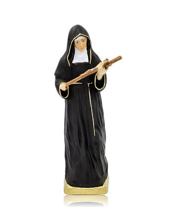 Figurka św. Rita z krzyżem
