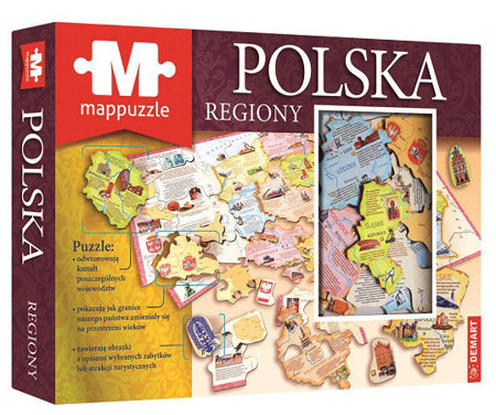 Mappuzzle - Polska Regiony