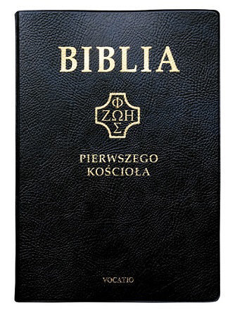 Biblia pierwszego Kościoła - czarna okładka