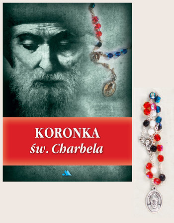 Koronka do św. Charbela - Modlitewnik z koronką do odmawiania w prezencie