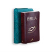 Biblia „z rybką”. Podręczna, turkusowa z suwakiem