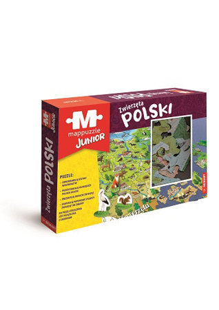 Mappuzzle Junior. Zwierzęta Polski