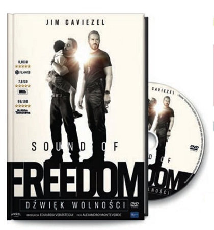 Sound of Freedom. Książeczka z filmem DVD